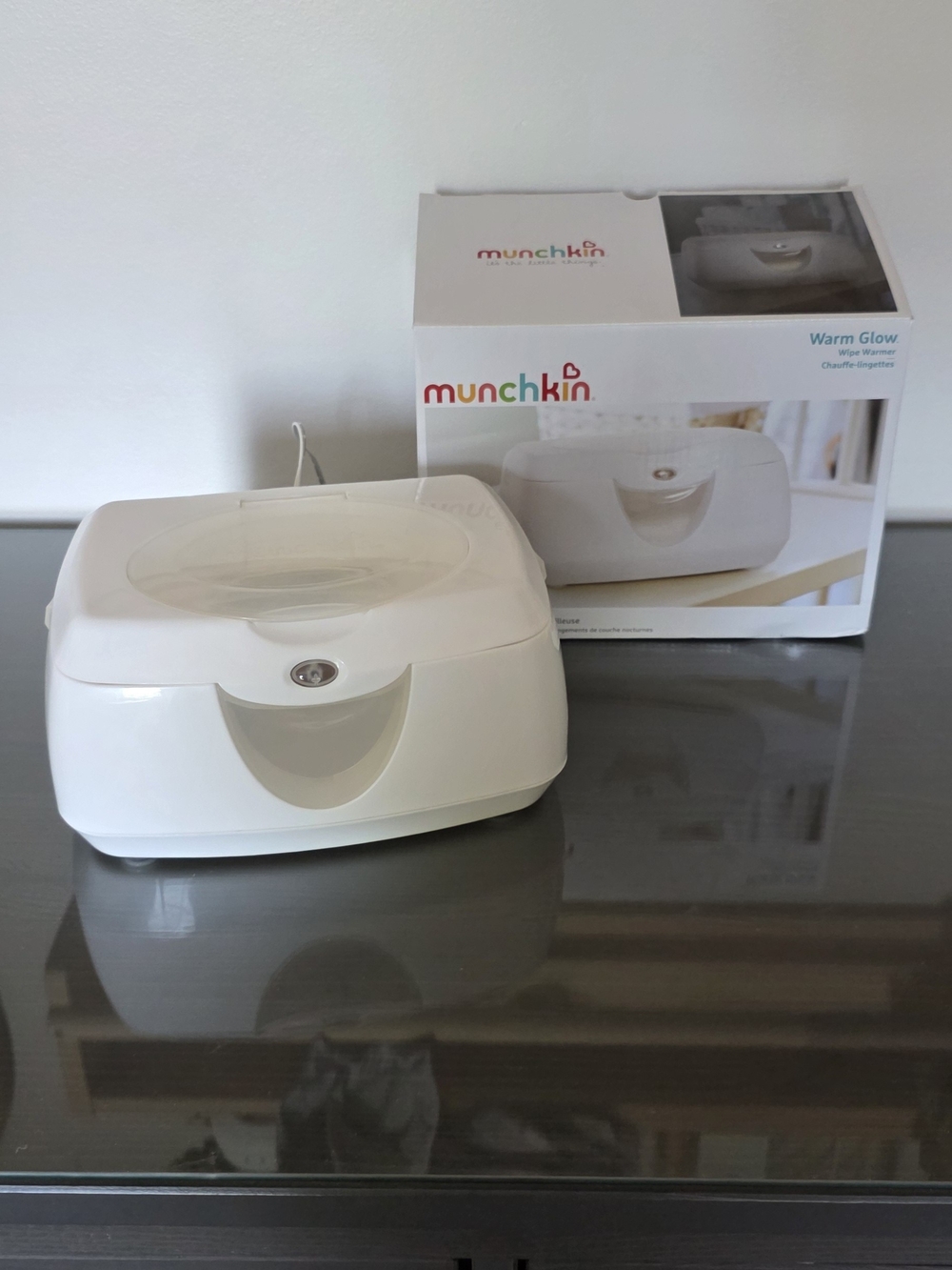 Munchkin Warm Glow Wipe Warmer - White